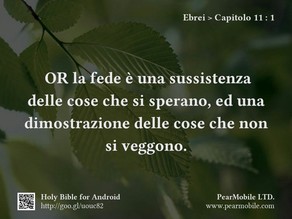Ebrei, Capitolo 11:1